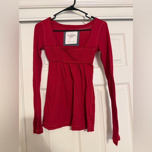 Abercrombie & Fitch Tops - Abercrombie and Fitch Y2K babydoll long sleeve Top Blouse